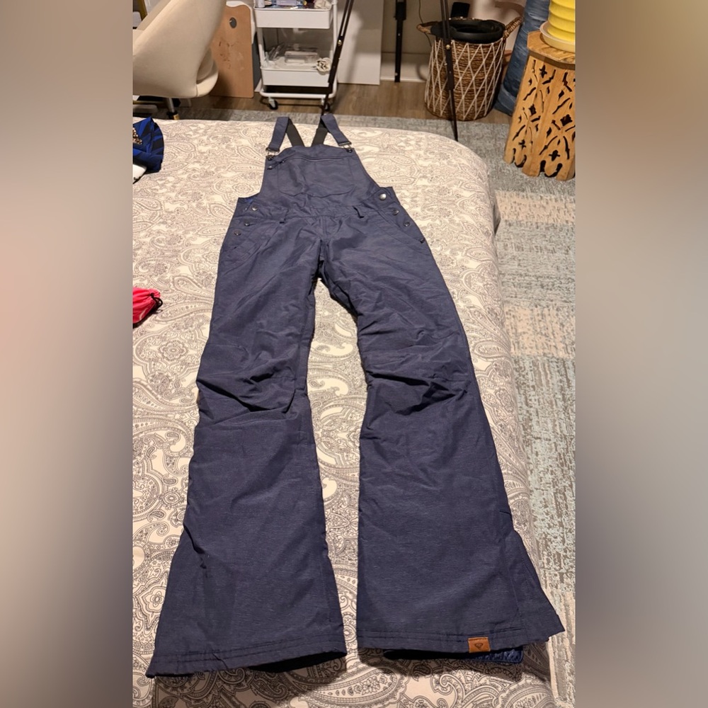 Roxy Blue Snow Bib Overalls